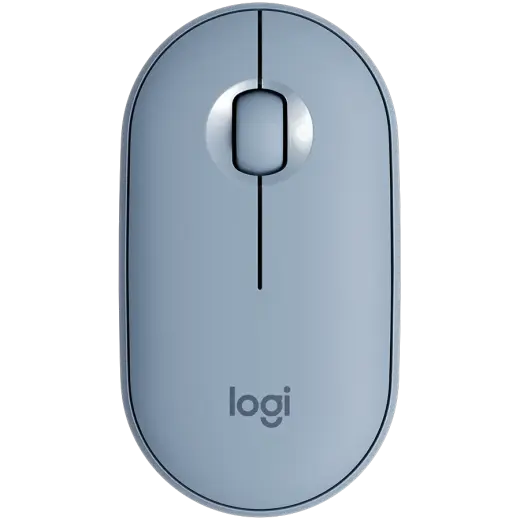 LOGITECH M350 Pebble Bluetooth Mouse - BLUE GREY
