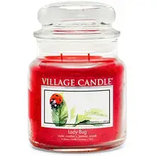 Candle Lady Bug ( beruška ) - Vonná svíčka ve skle