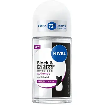 Nivea B&W Authentic Anti-Perspirant - roll-on 50ml