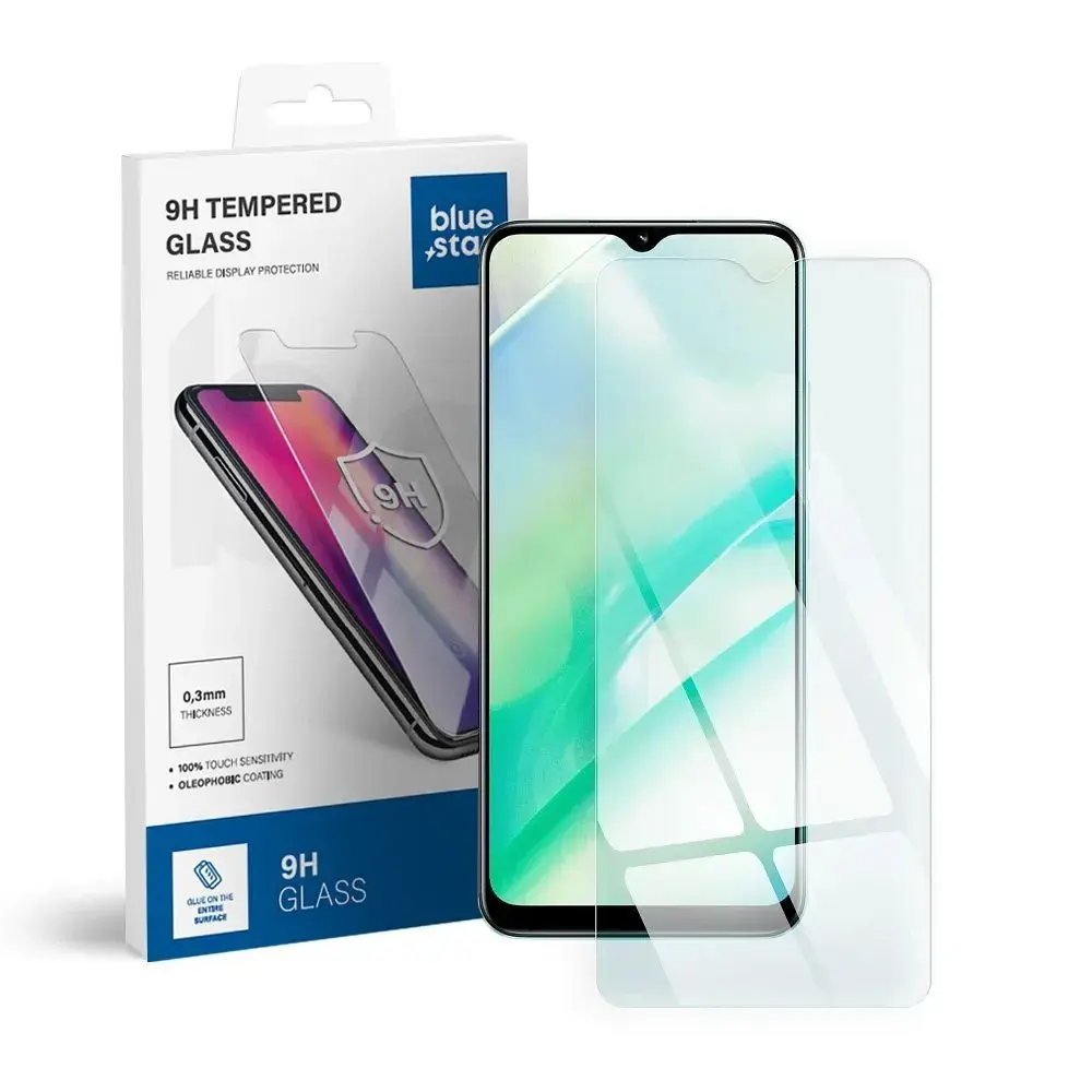 Tempered glass to Realme C33 Blue Star