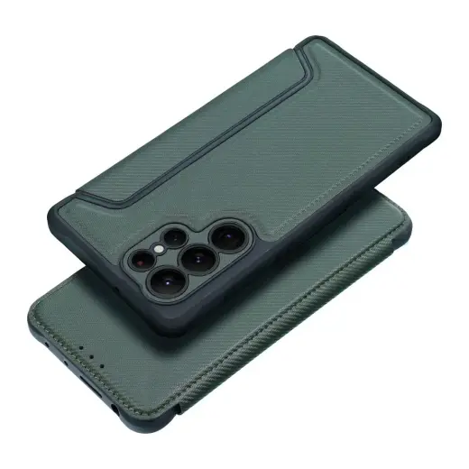 Razor book type phone case for Samsung Galaxy A37 (A376) green