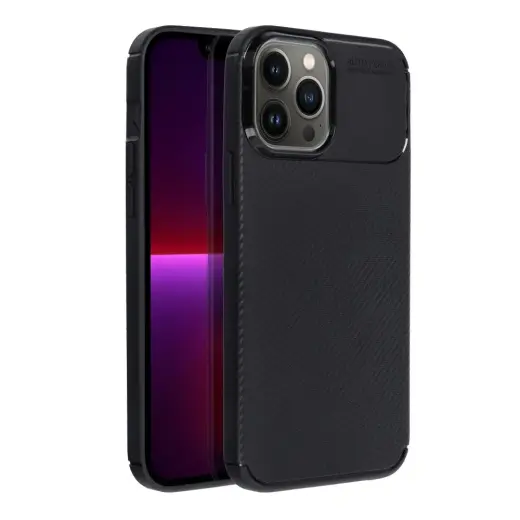 Carbon Premium telefoni ümbris iPhone 13 Pro Max must
