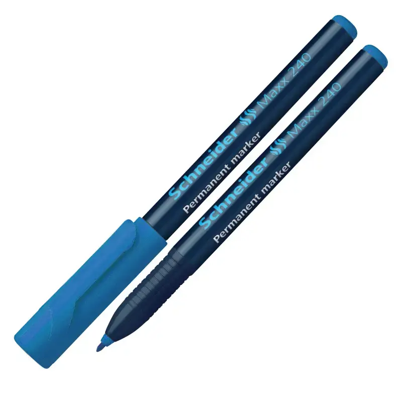 Noturīgais marķieris SCHNEIDER Maxx 240 konisks 1-2mm, zils