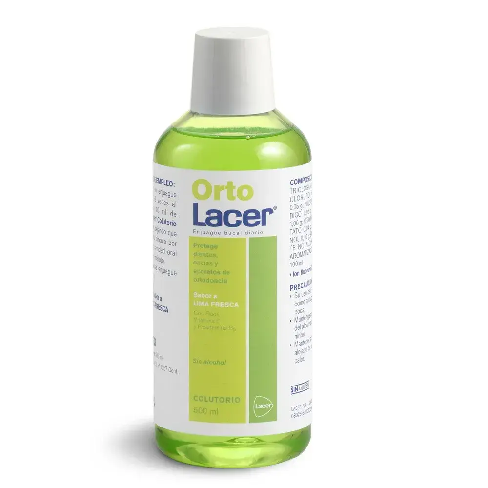 LACER Ortho Mouthwash Lime Flavour 500ml