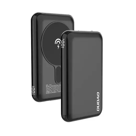 Dudao TGK1 Power Bank with Wireless Charger 15W 10000mAh Black (TGK1-Black)