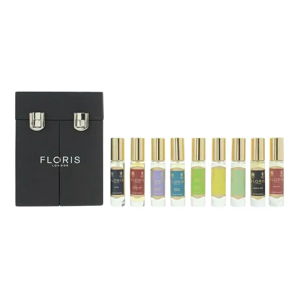 Floris Of London Set: A Rose For..., Eau de Parfum, Unisex, 10 ml + Honey Oud, Eau de Parfum, Unisex, 10 ml + Jermyn Street, Eau de Parfum, Unisex, 10 ml + Mulberry Fig, Eau de Parfum, Unisex, 10 ml +