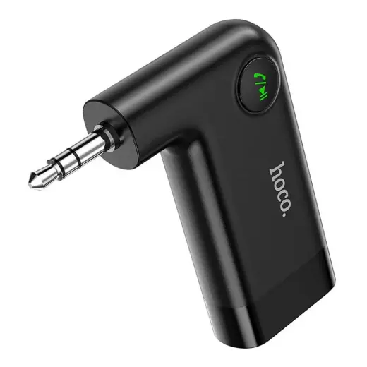 Wireless car receiver Hoco AUX E53 black