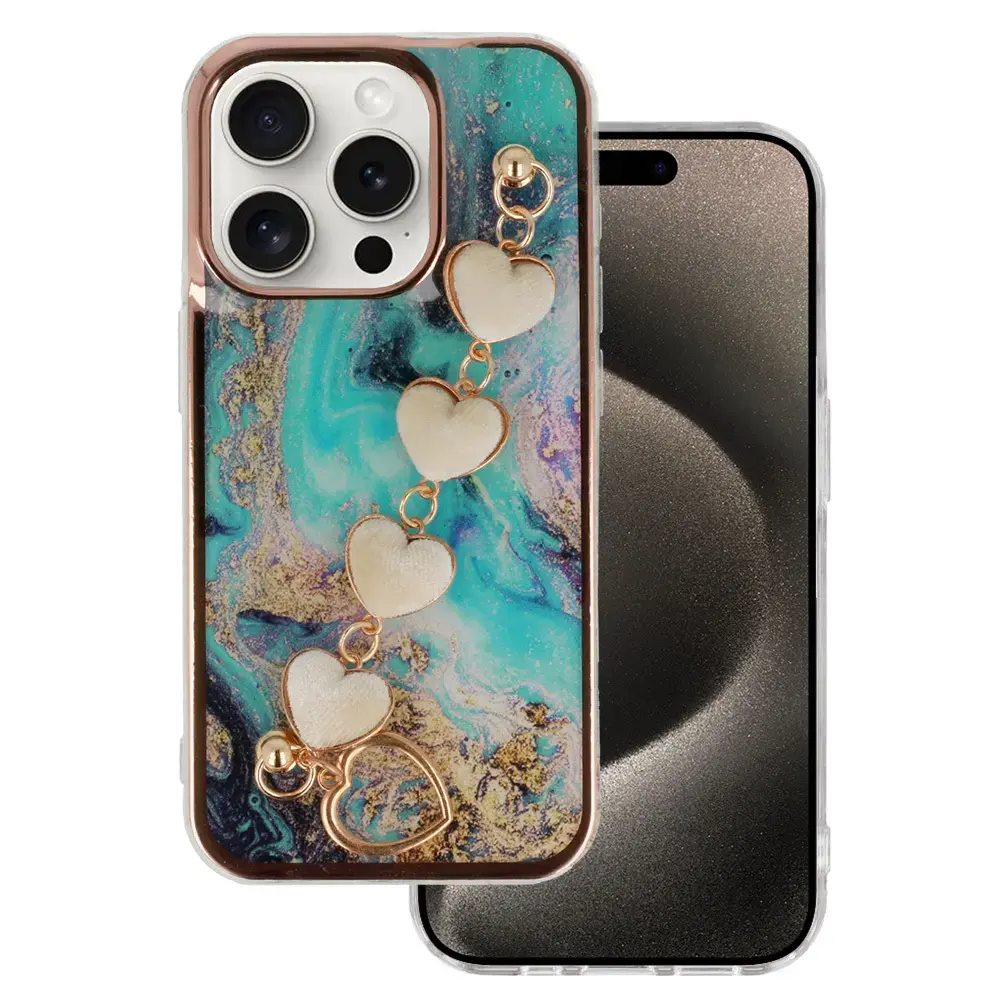 Trend maciņš telefonam iPhone 16 zils (dizains 6)