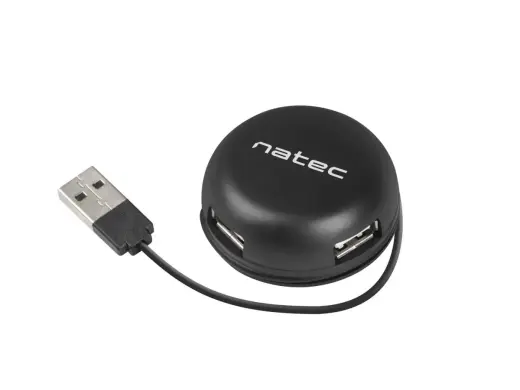 Hub USB 4 port Bumblebee USB 2.0 black