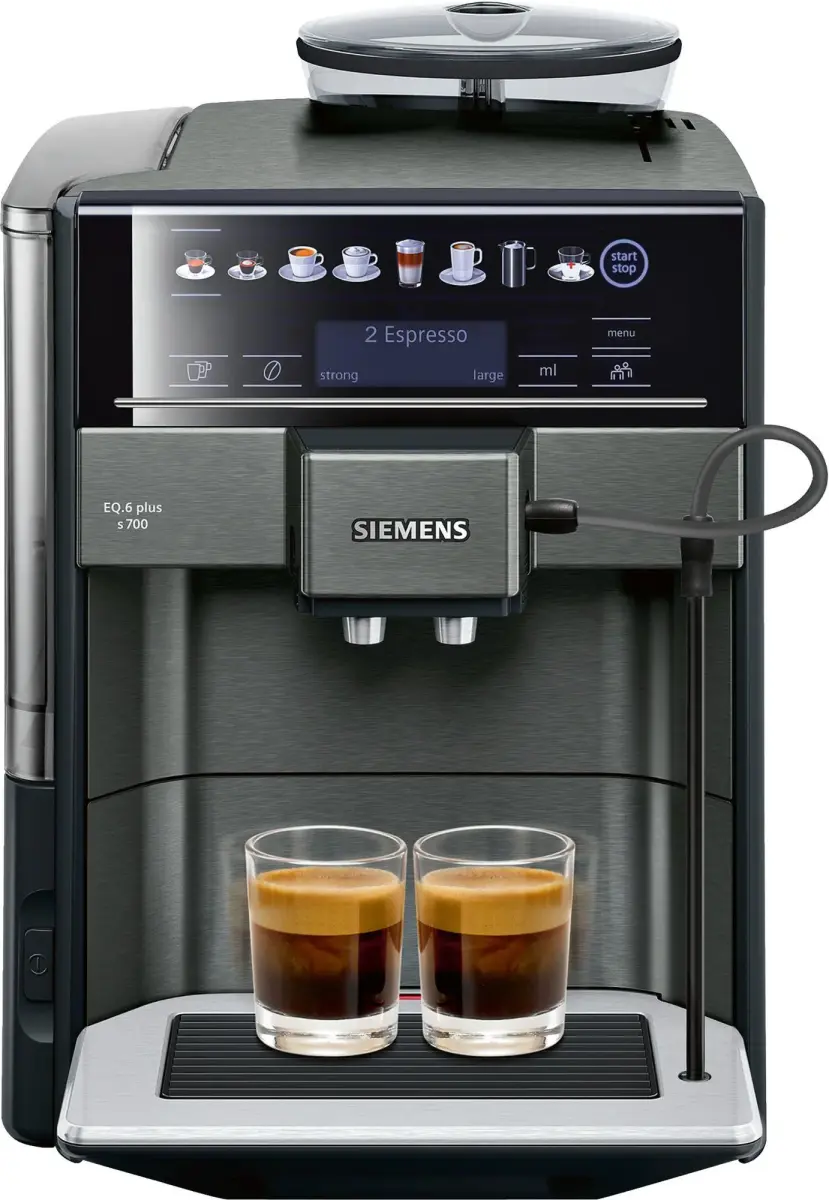 Siemens Fully automatic coffee machine EQ.6 plus s700 / TE657319RW Black, grey