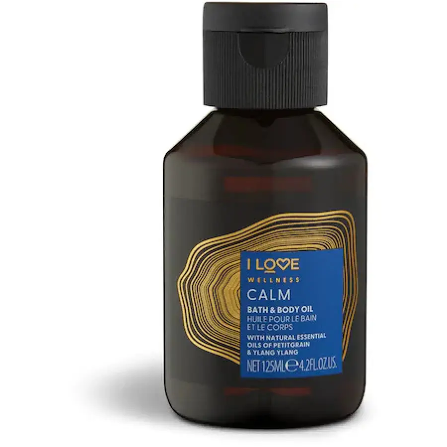 I Love, Wellness Calm, Vitamin E, Hydra-Nourishing, Lavender, Body Oil, 125 ml