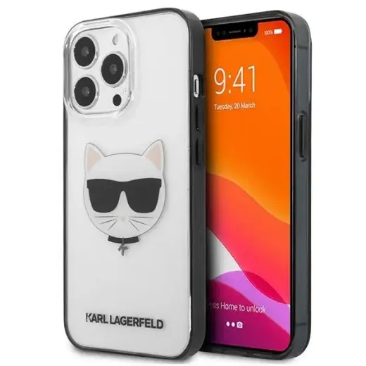 Karl Lagerfeld KLHCP13LHCHCK iPhone 13 Pro | 13 6,1" transparent Ikonik Choupette