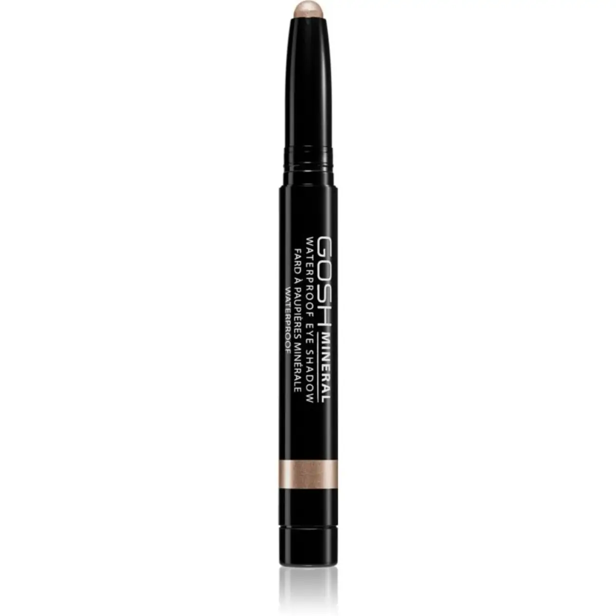 Gosh, Mineral, Metallic, Cream Eyeshadow, Golden Brown, 2.5 g
