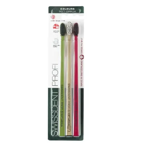 Swissdent Festive Toothbrush Soft-Medium 2 +1 Free