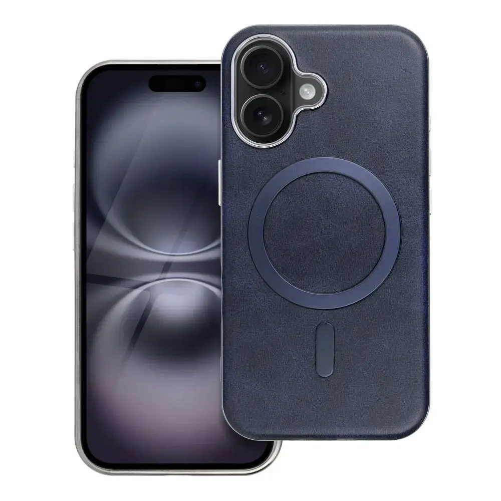 GENTLEMAN MAG COVER telefono dėklas su MagSafe palaikymu iPhone 12 Pro tamsiai mėlynas