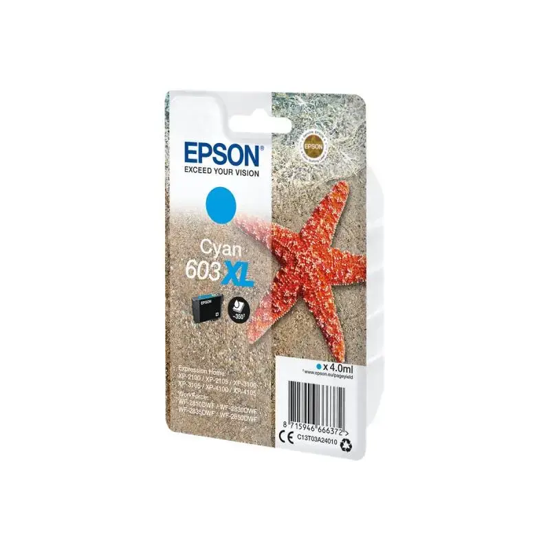 Epson Ink 603XL Cyan (C13T03A24010)
