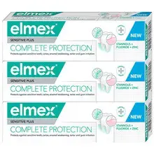 Elmex Sensitive Plus Complete Protection Tripack Toothpaste 75ml