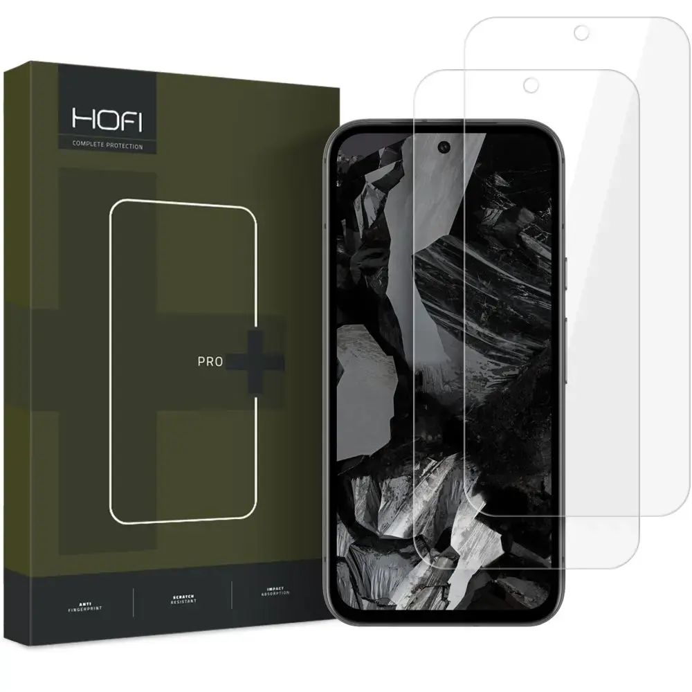 HOFI GLASS PRO+ 2-PACK GOOGLE PIXEL 9 | 9 PRO CLEAR TEMPERED GLASS