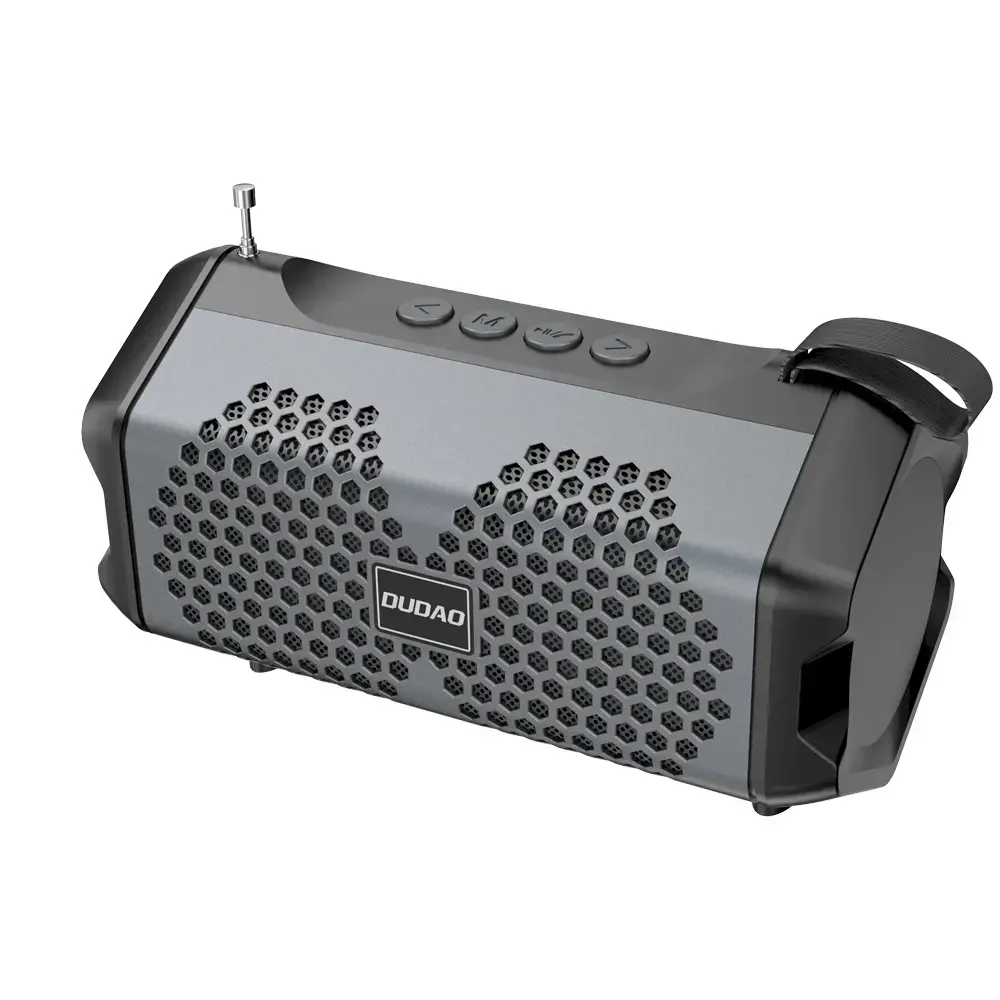 Dudao wireless Bluetooth 5.0 speaker 3W 500mAh radio black (Y9s-black)