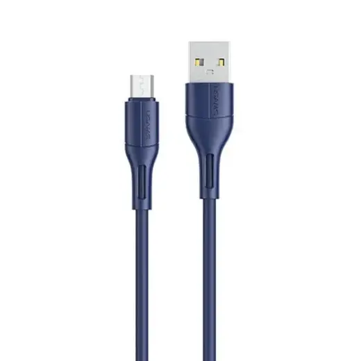 USAMS SJ502USB03 data transfer and charging cable | USB-A to Micro USB | 10W | 1m | blue