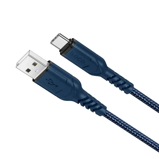 Hoco X59 data transfer and charging cable | USB-A to USB-C | QC | 15W | 1m | blue