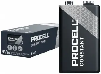 Baterija Duracell ProCell 9V Constant 6LR61 9V Alkaline 10 pack