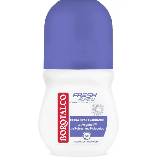 Borotalco, Deodorante, - Roll-on Deodorant Fresh Aquatic Flowers (Deo Roll-on) 50 Ml (Roll-on, 50ml)