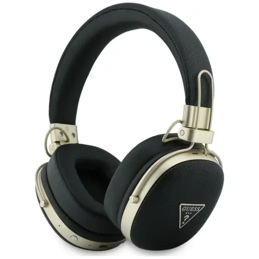 Headphones Guess Bluetooth ENC    Metal Grained Triangle Logo czarny