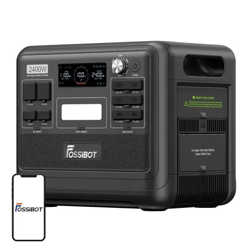 FOSSIBOT F2400 2400W Charging Station (Black)