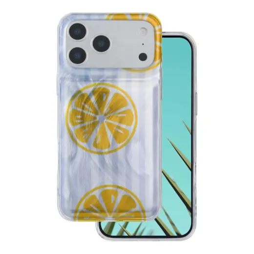 Ultra Trendy Summer phone case for iPhone 17 Pro yellow