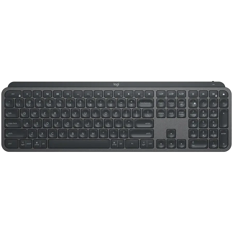 LOGITECH MX Keys S Combo - GRAPHITE - FRA - BT - N/A - CENTRAL-419