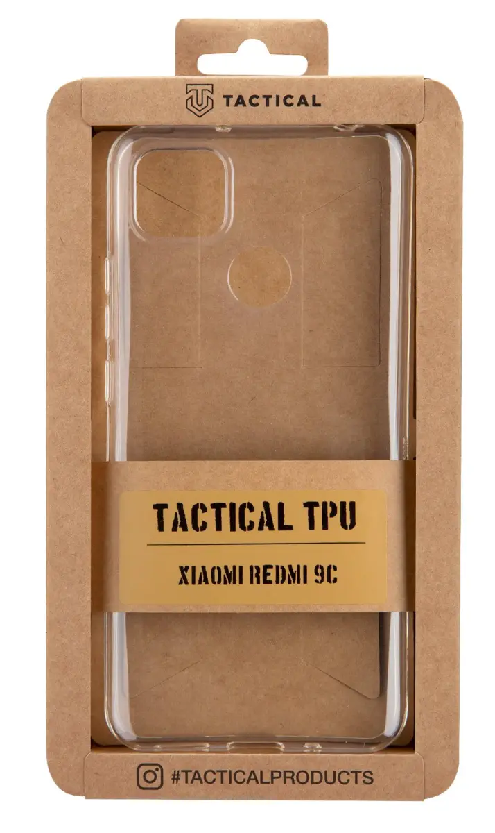 Tactical TPU Cover for Xiaomi Redmi 9C Transparent