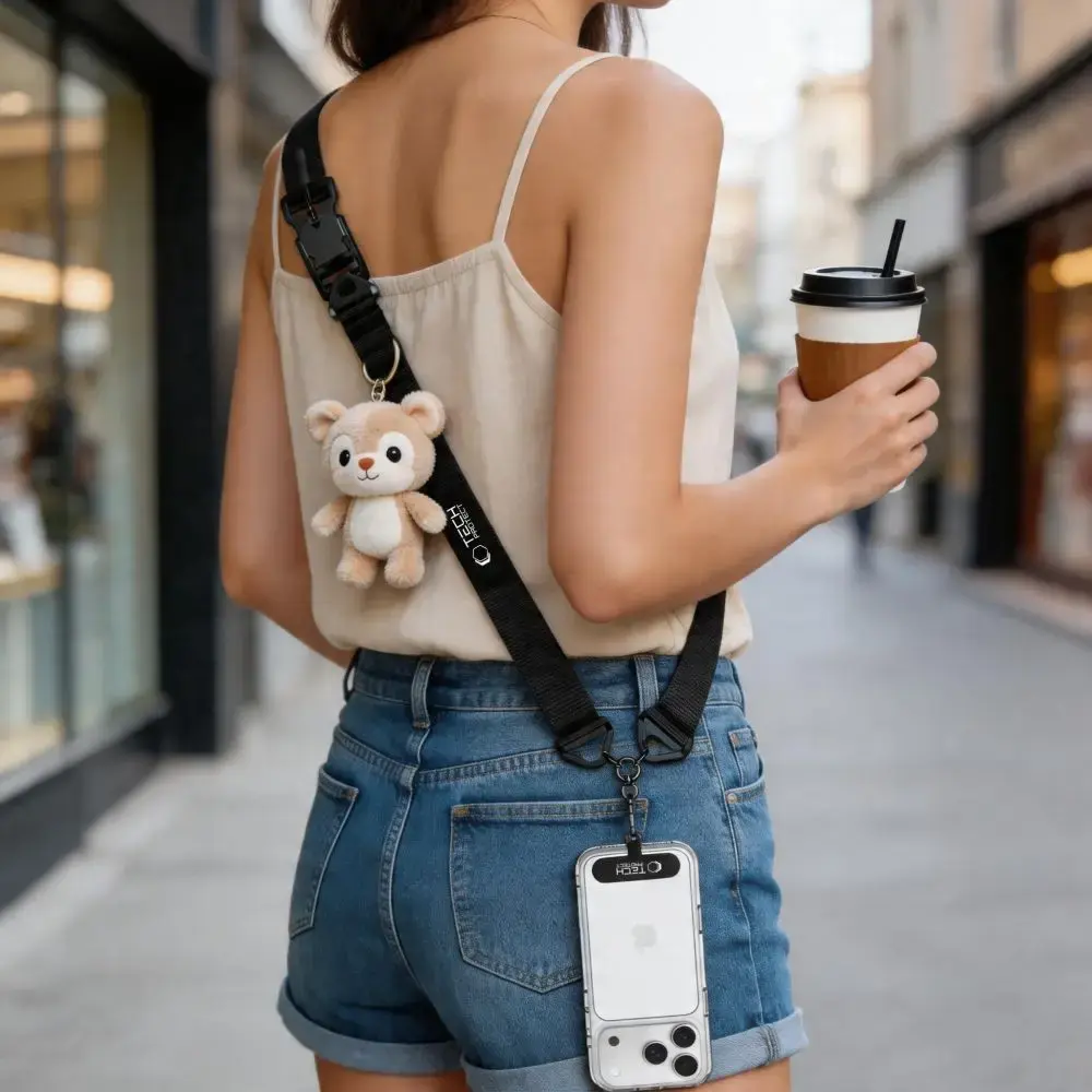 TECH-PROTECT C9S ROPE CROSSBODY BLACK