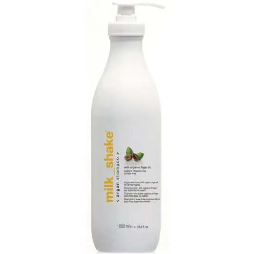 Milkshake Unisex Milk_shake Argan Shampoo 1000ml - with Organic Oil - One Size