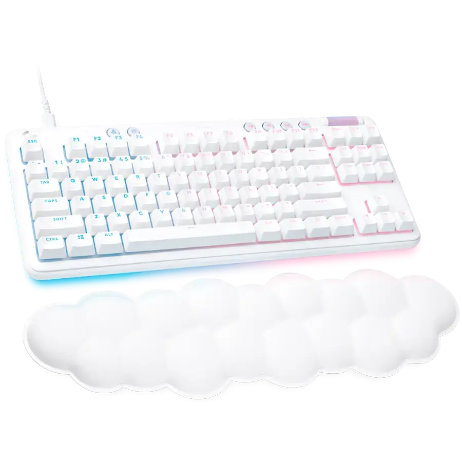 LOGITECH G713 TKL Corded Gaming Keyboard - OFF WHITE - USB - US INT'L - LINEAR
