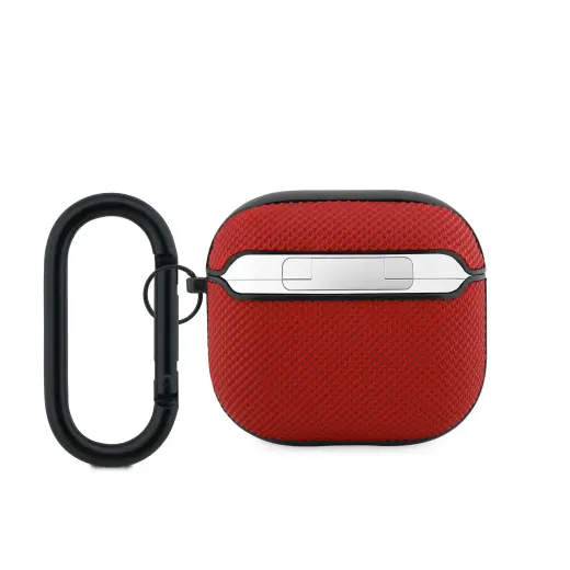 Lacoste Petit Pique Croc Logo Patch Case for AirPods 4 Red
