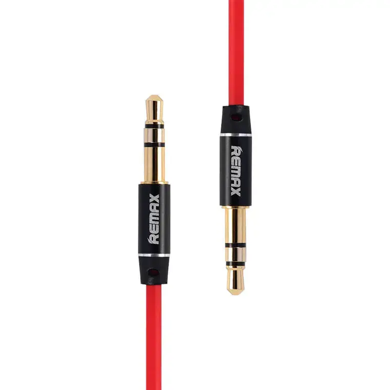 Mini jack 3.5mm AUX cable Remax RL-L100 1m (red)
