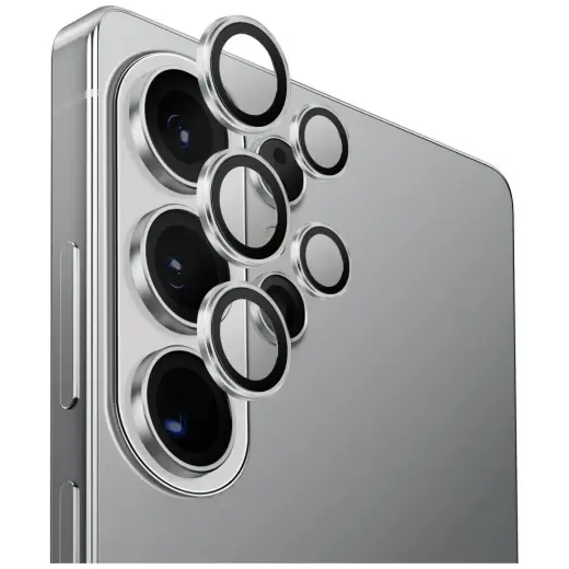 Glass for Camera UNIQ Optix Aluminium Camera Lens for Samsung Galaxy S26 / S26 Plus silver