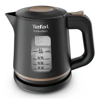 TEFAL tējkanna Includeo, 2400W, 1L, melna