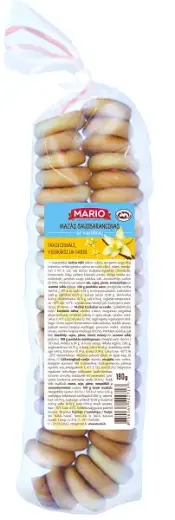 Sausbaranciņas MARIO mazās ar vanilīnu, virtenēs, 180g