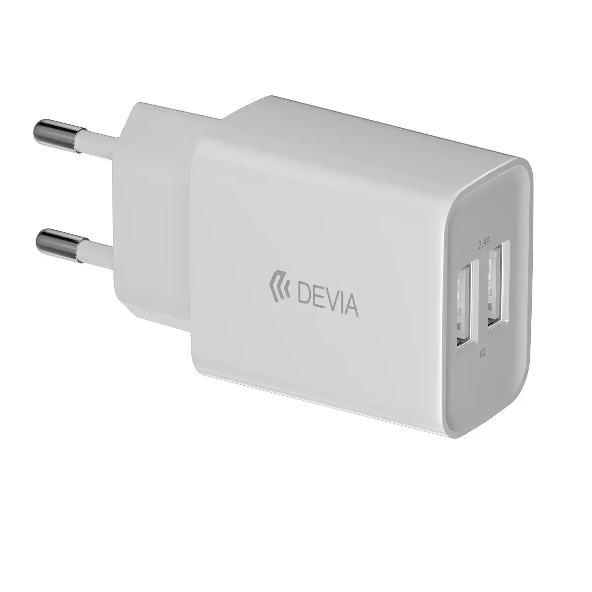 Devia Smart tīkla lādētājs | 12W | USB-A | balts