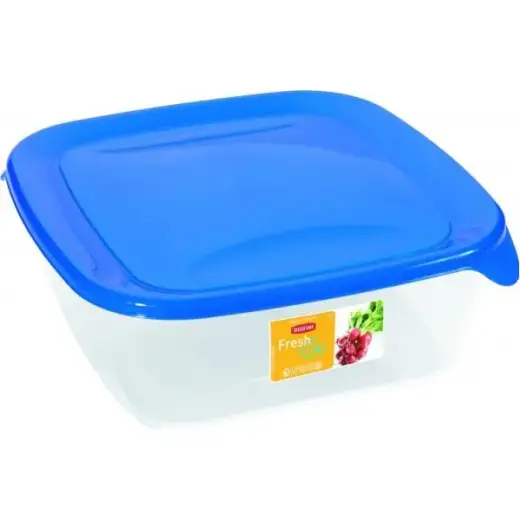 Контейнер для продуктов квадратный 2,9л Fresh&Go синий