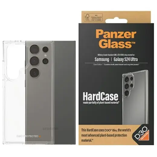PanzerGlass HardCase Sam S24 Ultra S928 D3O 3xMilitary grade przezroczysty|transparent 1212