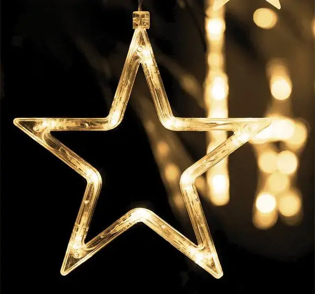 Goodbuy Light curtain 138 LED| Stars | warm white light