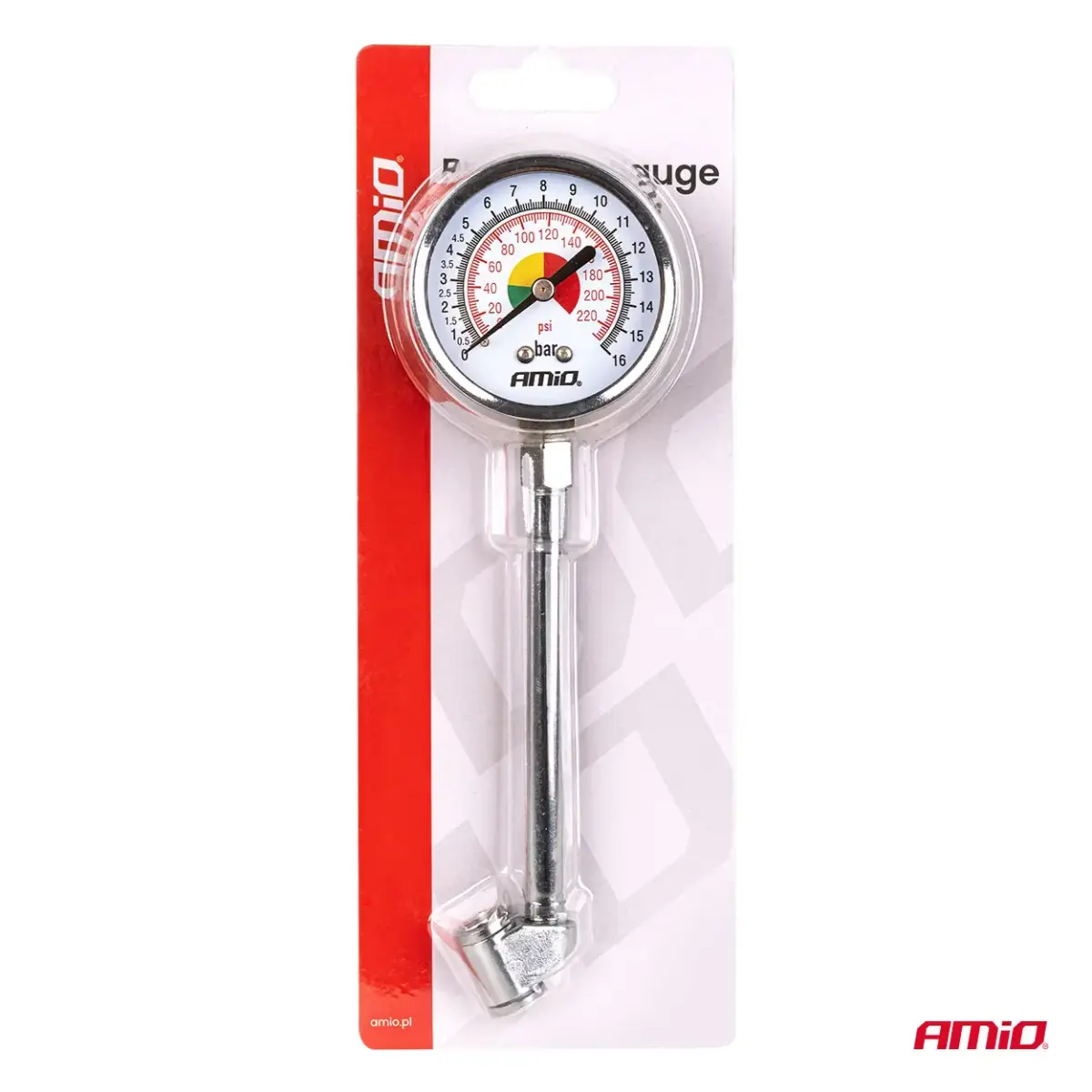 Truck pressure gauge TIR 15 bar PG-15 AMIO-01708