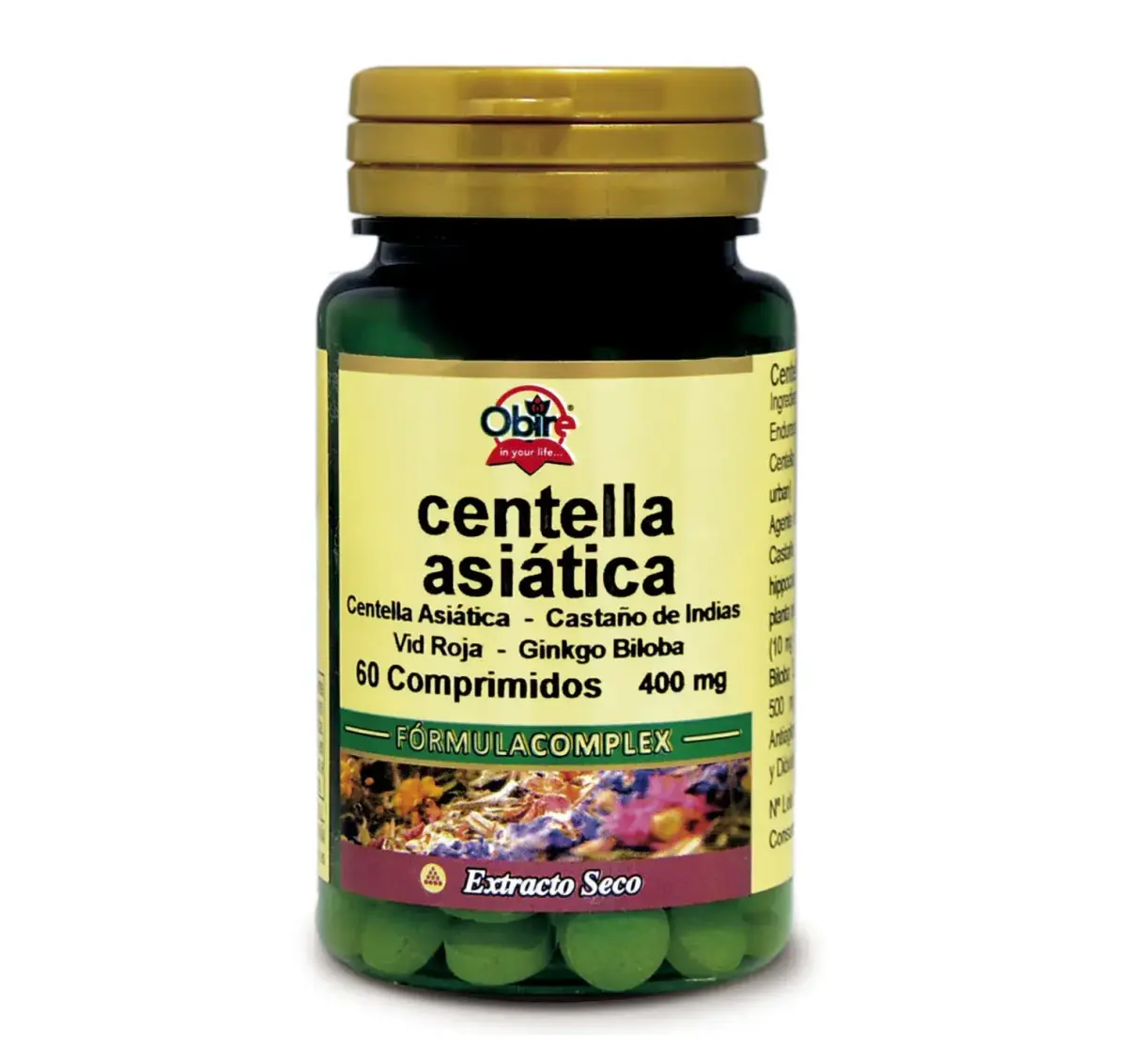 Obire Centella Asiatica Complex 400 Mg Extrac Seco 60 C