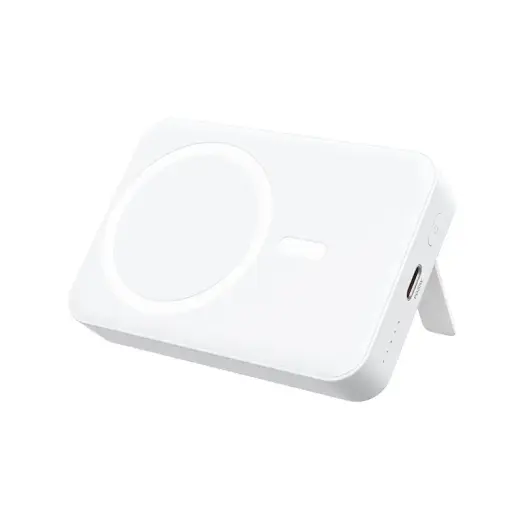 BWOO išorinė baterija (powerbank) | 10 000 mAh | 20W | Wireless, MagSafe | baltas