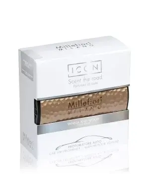 Millefiori Milano Icon Vanilla & Wood Metal Car Air Freshener