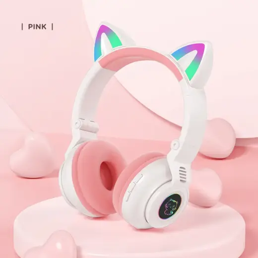 Goodbuy Macaron wireless headsets for kids | bluetooth 5.0 white