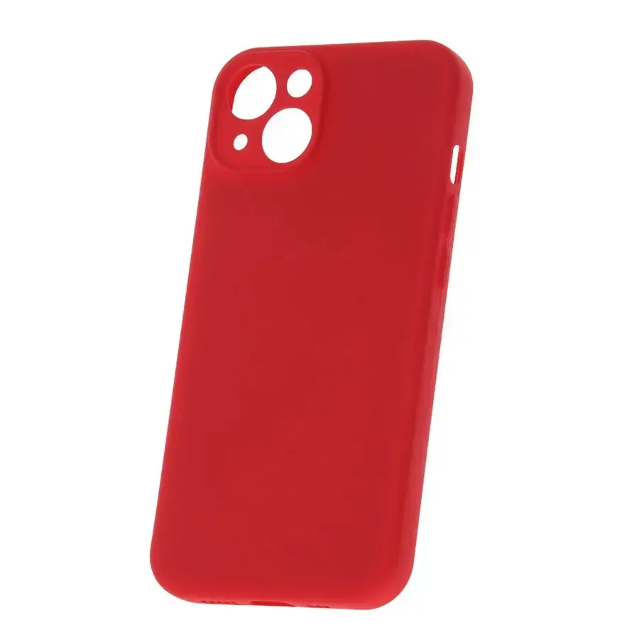 Fusion Elegance Fibre Silicone telefona maciņš Apple iPhone 15 Pro sarkanā krāsā